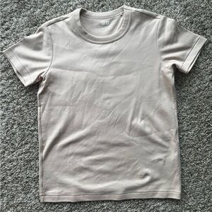 Beige Crew Neck T-Shirt